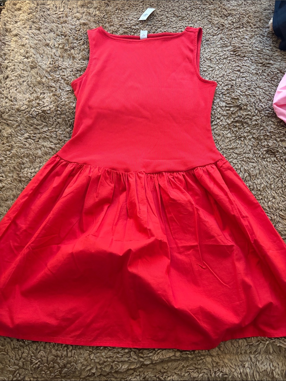 Old Navy Light Red Sleeveless Dress - Classic Summer Style